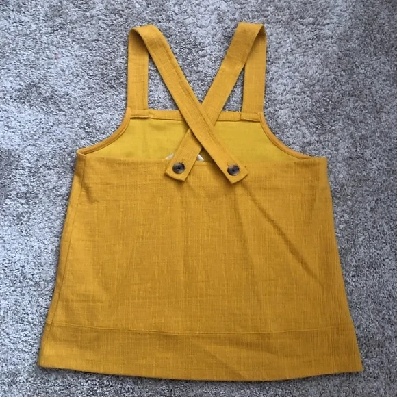 NWT Madewell Tank Top with Criss Cross Straps - Picture 2 of 4